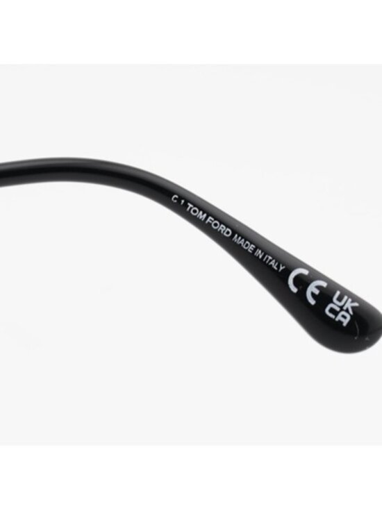 Tom Ford TF5667-B 001 Eyeglasses Black 55mm Cat Eye Frame, Blue Light Block main image 4